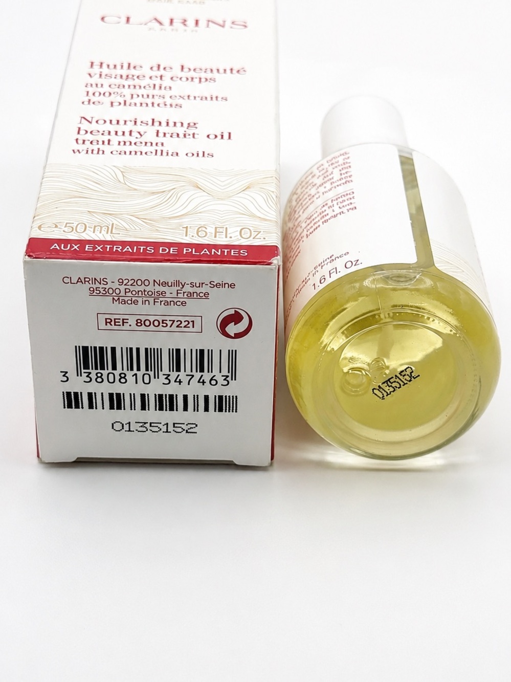 Clarins Nourishing Beauty Hair Oil Argan Camellia 1.6 oz 50 mL New in Box - Picture 7 of 7